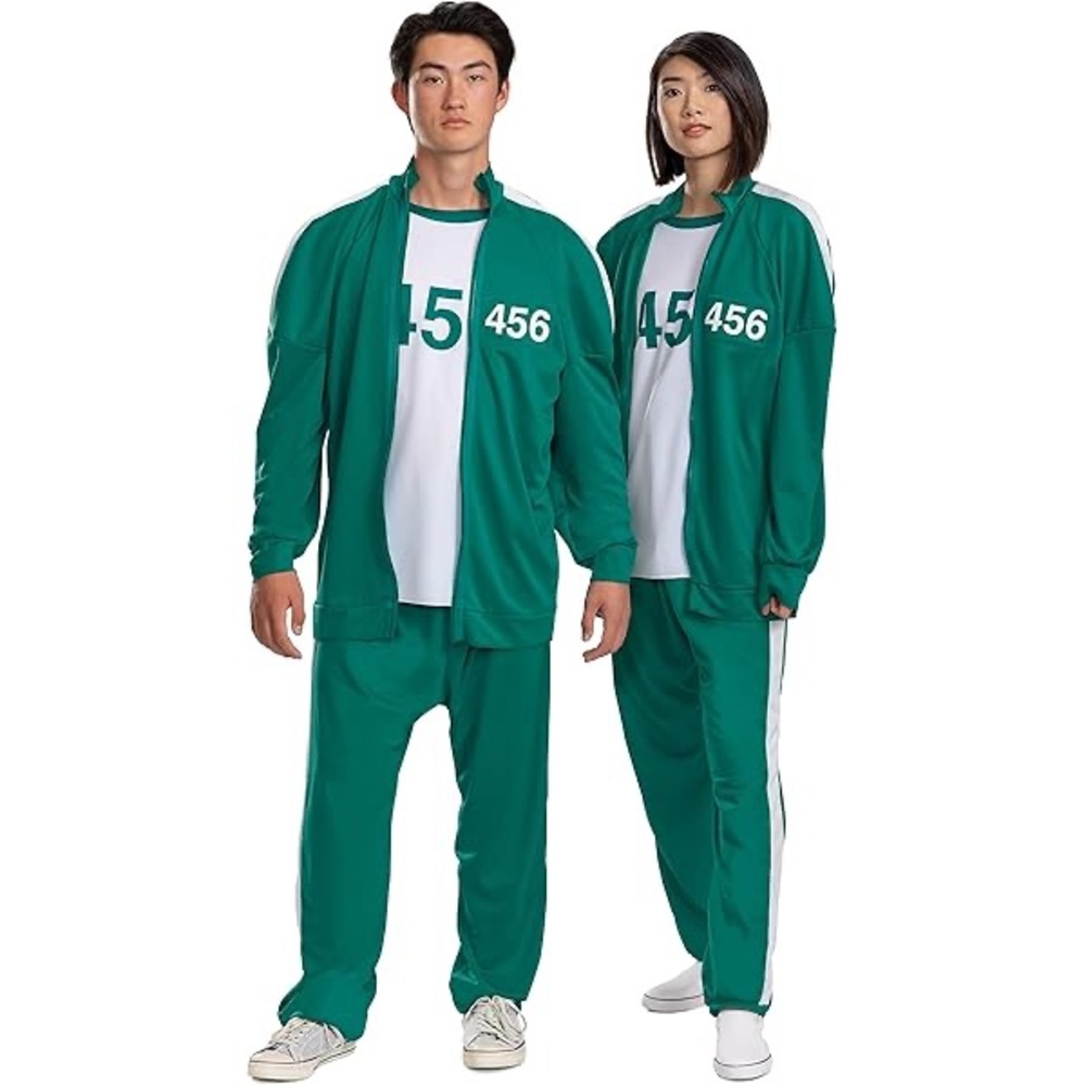 Squid Games 456 Green Track Suit Costume